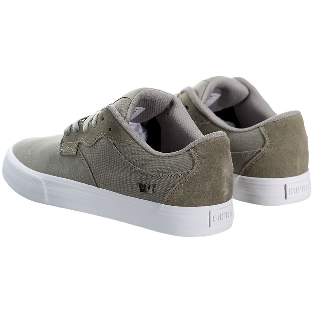 Baskets Basses Supra Axle Vert Dusty Olive/White Homme | WBA-69704921